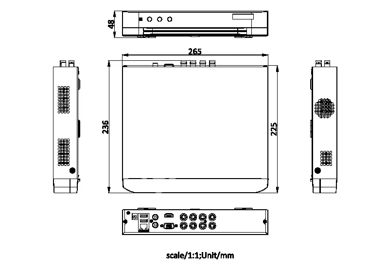 HikVision iDS-7208HQHI-M1/FA(C) Видеорегистратор Гибридный