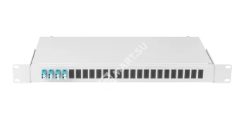 NIKOMAX NMF-RP08LCAS2-WS-ES-1U-GY Оптический кросс 19" Essential Line, 1U