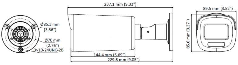 Hikvision DS-2CE19DF8T-AZE (2.8-12 mm) мультиформатная MHD видеокамера