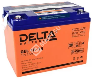Delta GEL 12-75 Аккумулятор