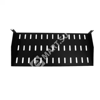 Netko Полка консольная 1U, глубина 200, без крепежа, черная