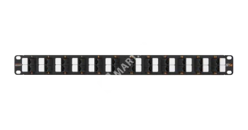 NIKOMAX NMC-RP24UD2-AN-1U-BK Коммутационная панель 19"