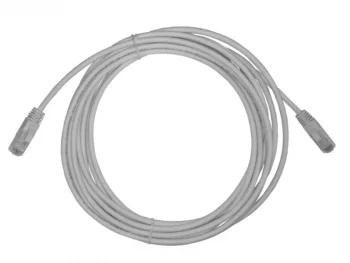 Netko Патч-корд UTP4 cat.6, 5.0м, литой коннектор, серый, LSZH, Expert CKC