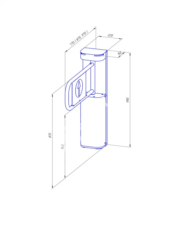 Ростов-Дон К32Д-01 Калитка (без дуги)