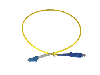 Netko Патч-корд оптический переходной LC-SC/UPC SM Simplex 3.0мм 9/125, 0.5м, LSZH