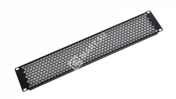 ЦМО ФП-2.4-9005 Фальшпанель в шкаф 19" 2U перфорированная