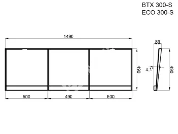 CAME PSGRC-ECO/BTX Комплект для организации навеса
