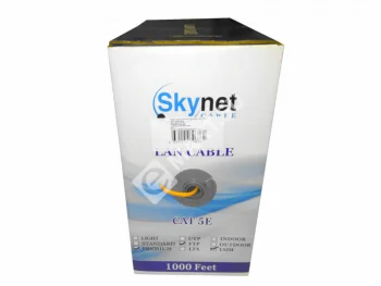 Skynet Кабель FTP4 cat.5е, одножильный, 305м, Cu, нг(А)-LSZH, Проходит Fluke тест, оранжевый